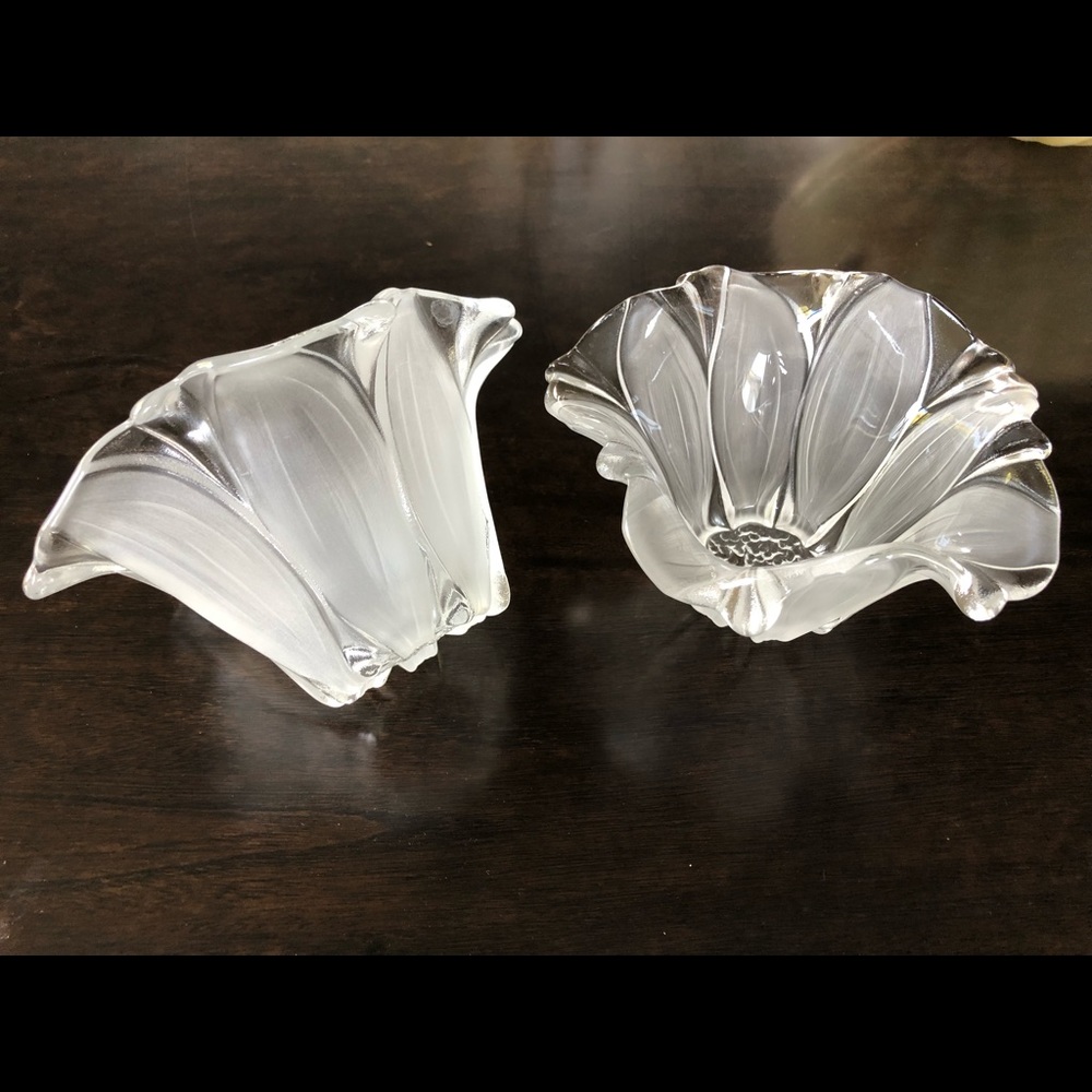 Floral Glass Bowls